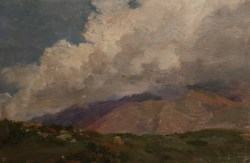 Флекман Д.Н. Облако в горах к-м 22х34 1955 г
